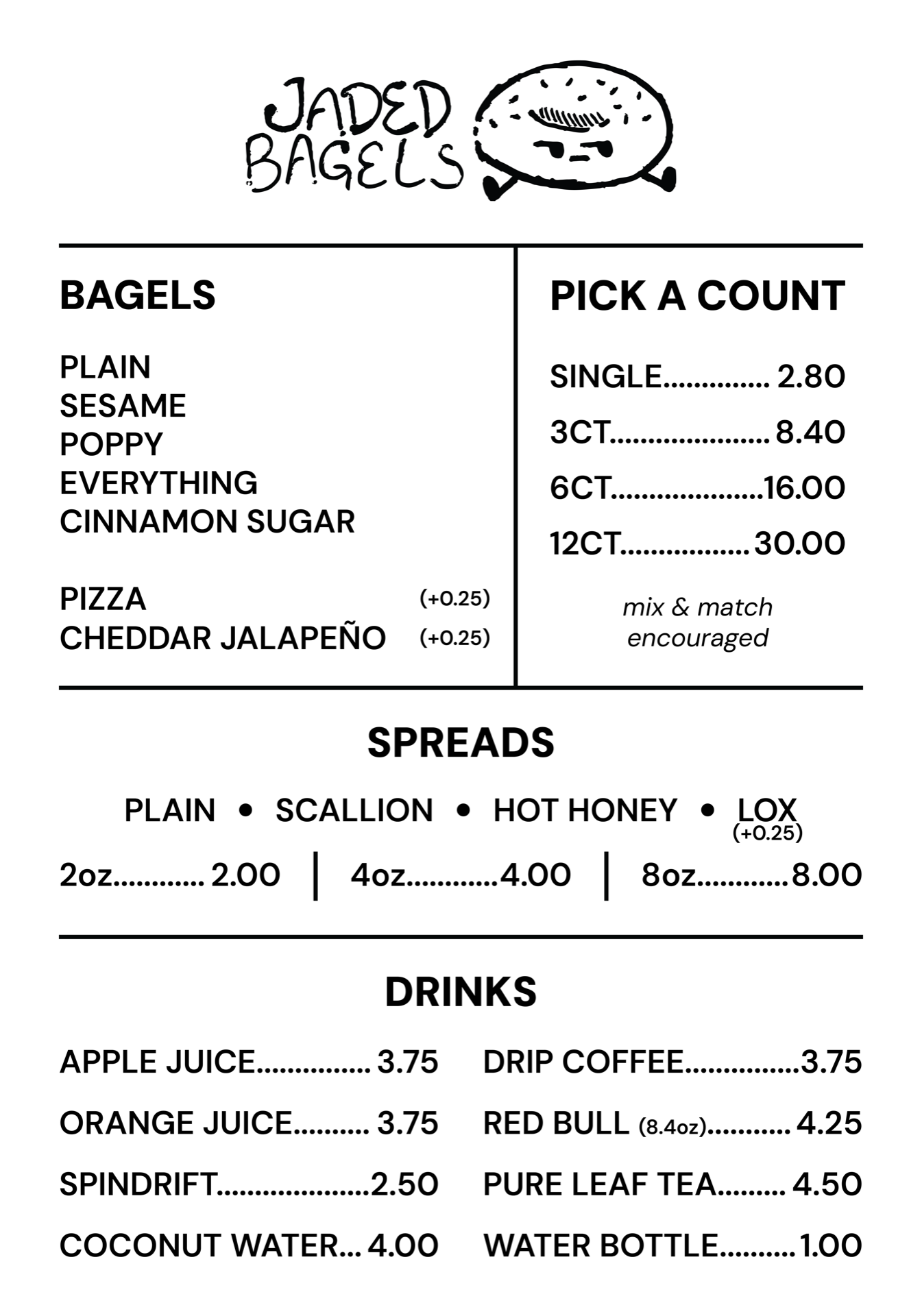 Menu Design